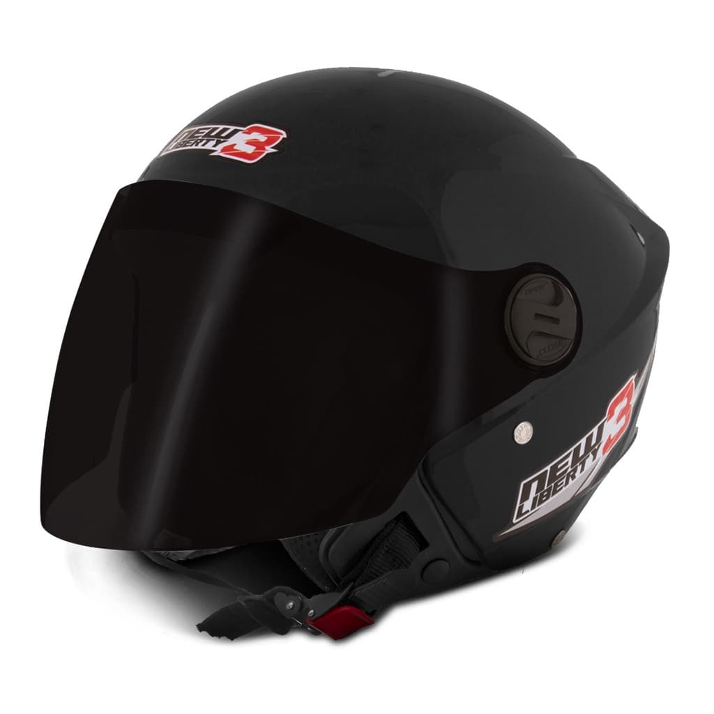 Capacete Moto Aberto Pro Tork New Liberty 3 Three Preto 58