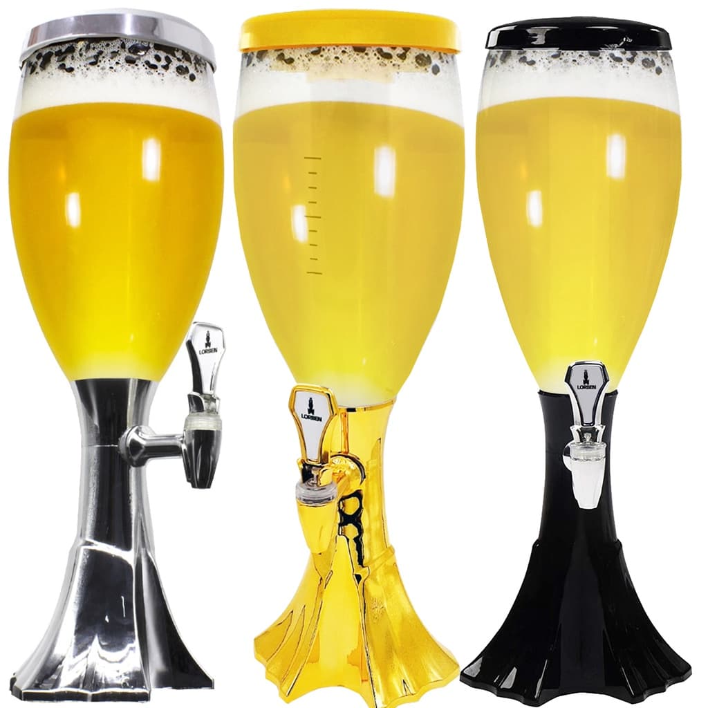 Torre de Chopp 2,5 Litros Chopeira com Iluminação de Led Colorido + Resfriador Lorben