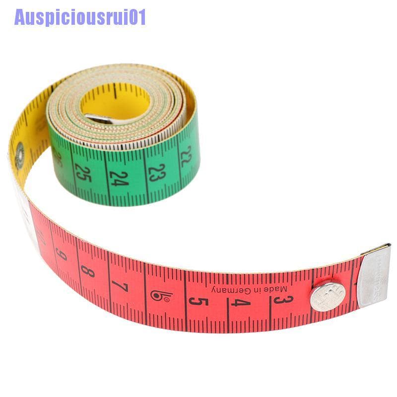 Auspiciosorui01 ✔ 60em Botões Alfaiate Métrica Fita Adesiva Plana 150Cm Medição Corporal
