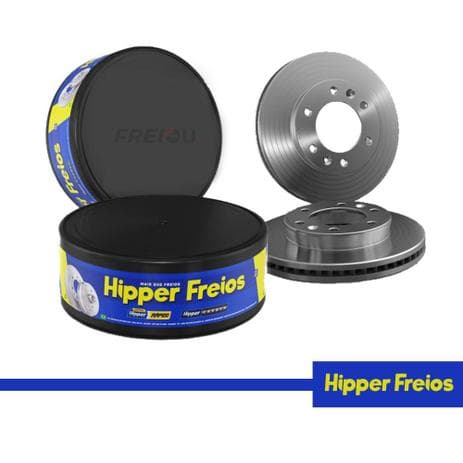 PAR DE DISCOS DE FREIO DIANTEIROS ASIA HI-TOPIC 2.2 2.7 - Ventilado - HIPPER FREIOS