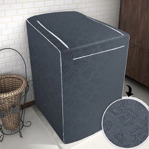 Capa Para Máquina De Lavar Roupas Cinza Marcas 7kg 8kg 9kg