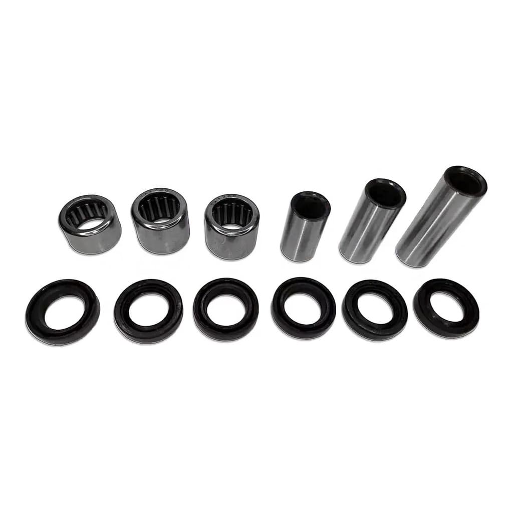 Kit completo de buchas e rolamentos para motocicleta com retentores e rolamentos de agulha cônicos