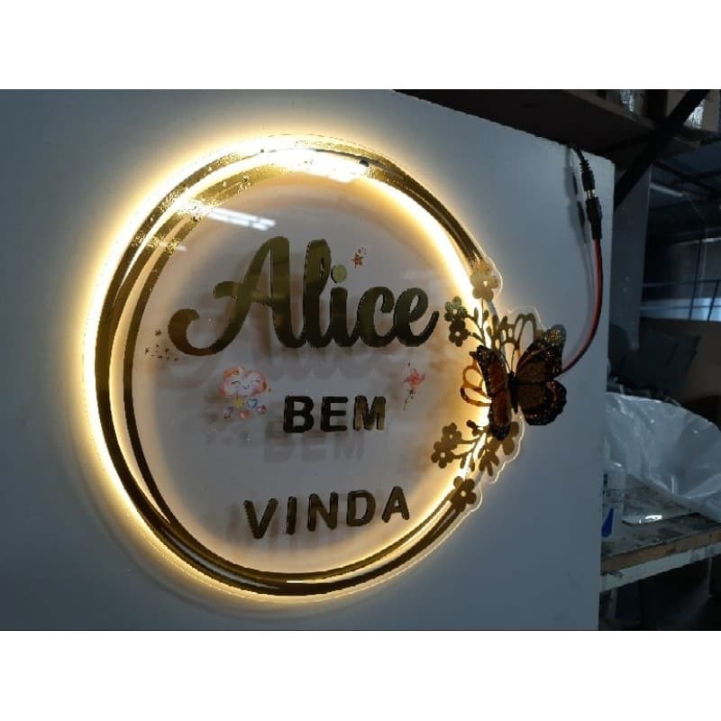 PAINEL DE LED, PAINEL NEON LED, LETRA PERSONALIZADA COM LED
