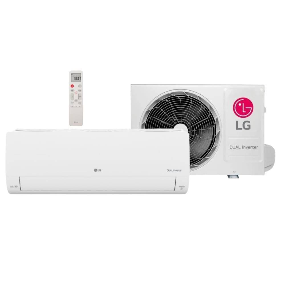 Ar Condicionado LG DUAL Inverter 12000 BTUs Quente e Frio 220V com controle remoto