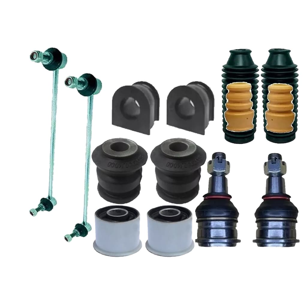Kit Suspensão Honda City 2010 2011 2012 2013 com Bieletas e Buchas