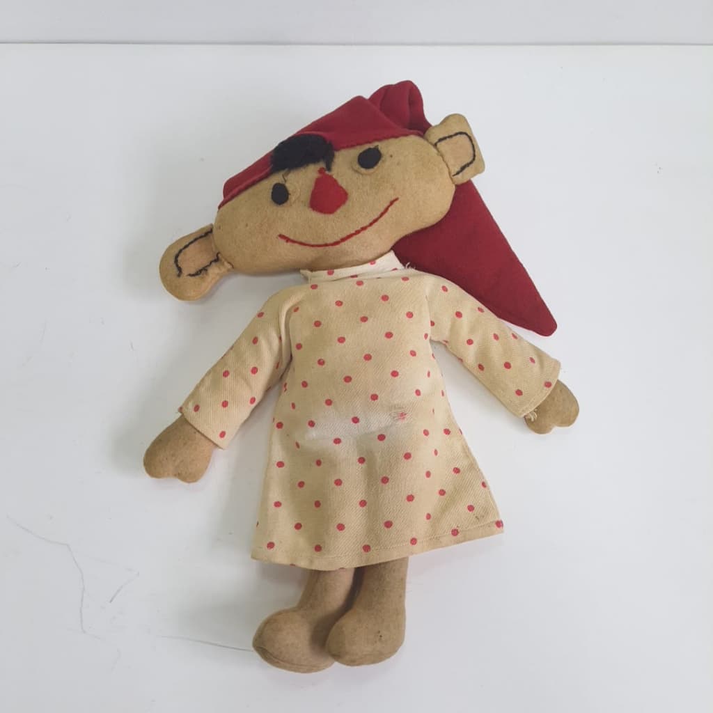 raríssimo e antigo boneco do cobertor Parahyba