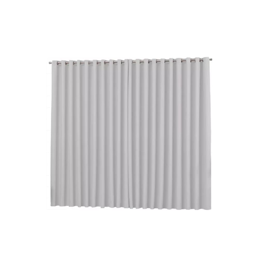 Cortina de blackout branca dupla para sala e quarto, tecido grosso, 2,80x1,80m