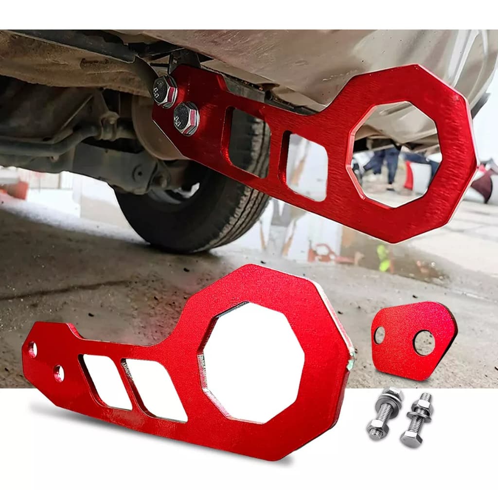 Engate Traseiro Tow Hook Reboque Universal Civic Polo Virtus Tiguan Jetta Golf Lancer Hb20 Up