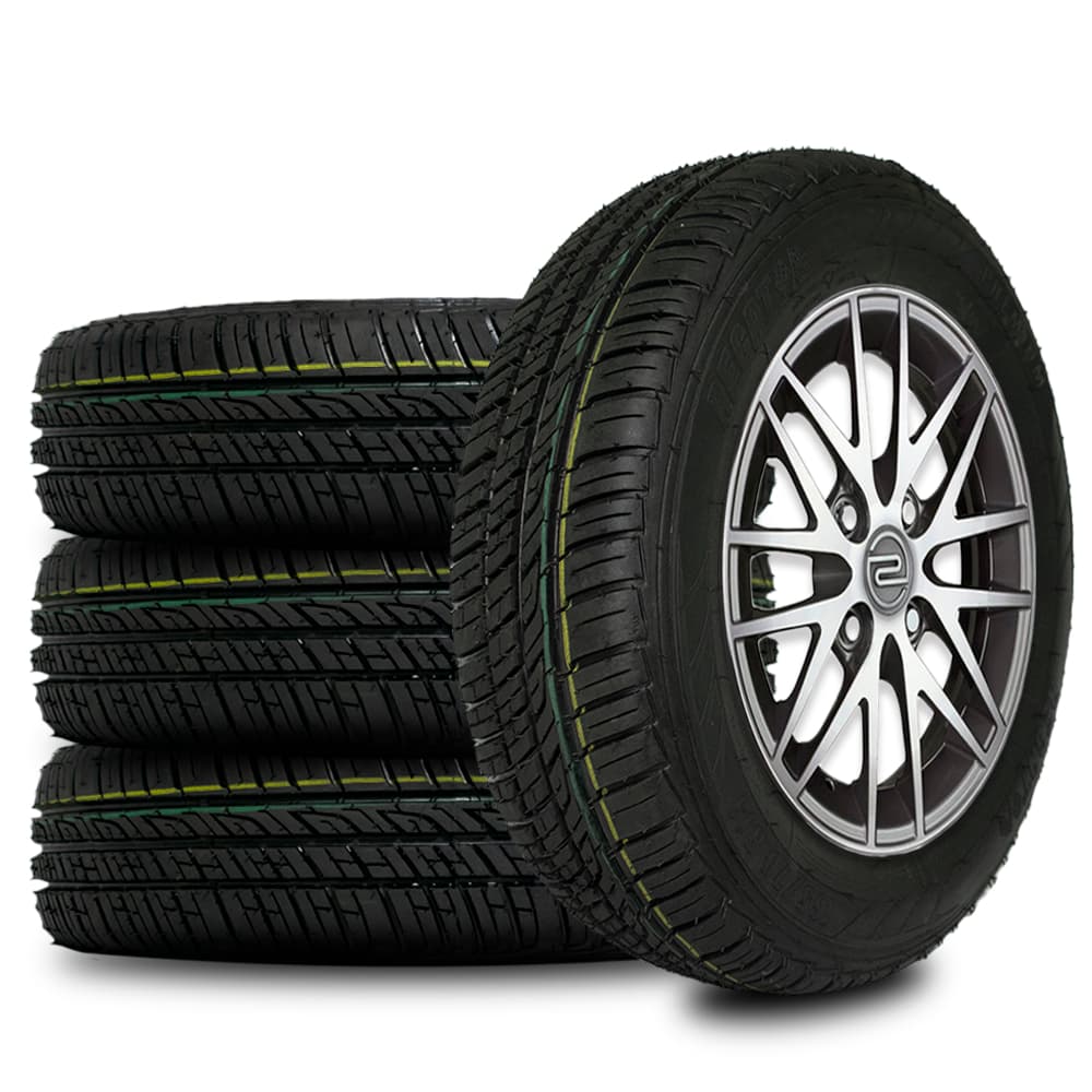 Jogo 4 Pneu Remoldado 165/70 R13 Remold Aro 13 Linha Premium com Garantia e selo do INMETRO