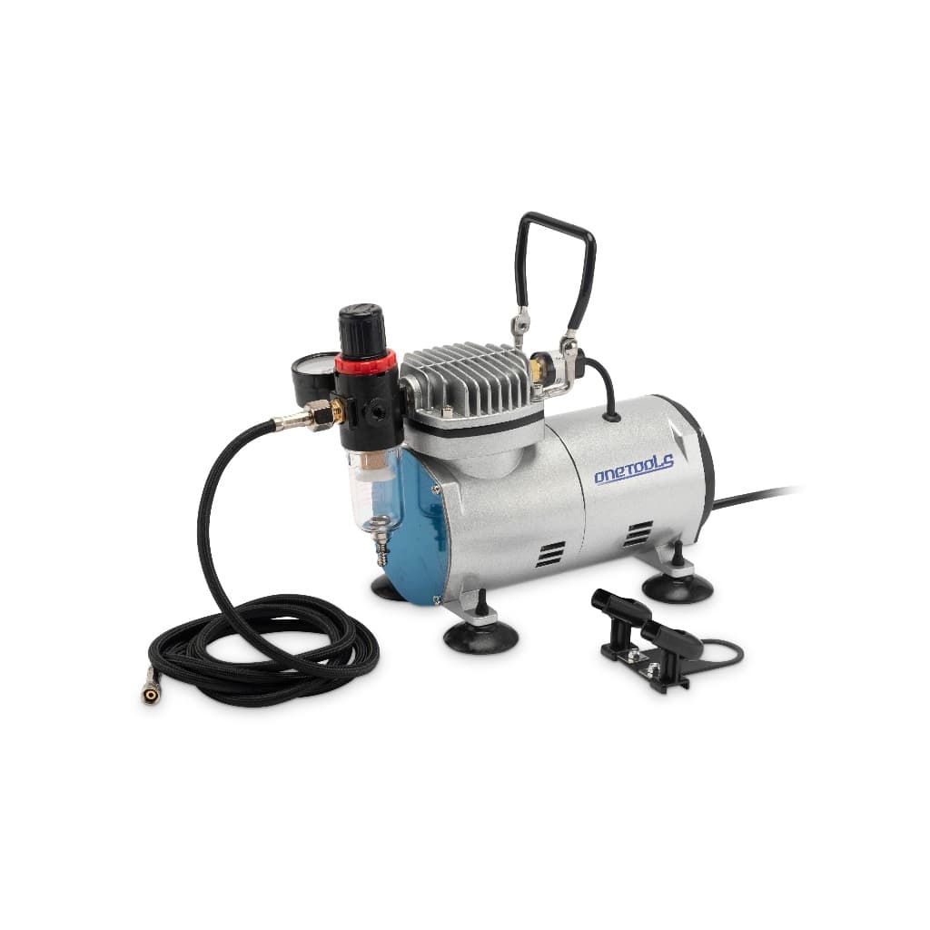 Compressor de ar direto para aerografia com regulagem de pressão e filtro OneTools