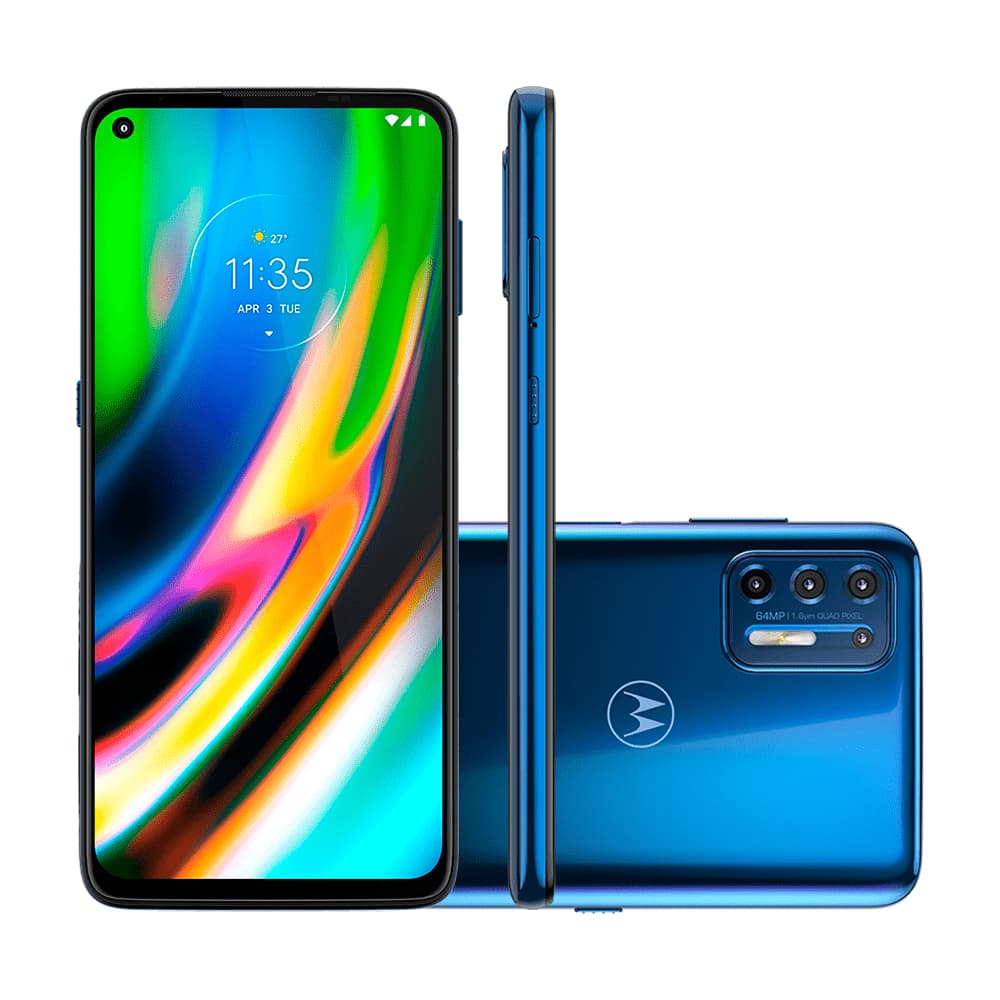Smartphone Motorola Moto G9 Plus 128GB 4G Tela 6.8'' Dual Chip 4GB RAM Câmera Quádrupla - Vitrine