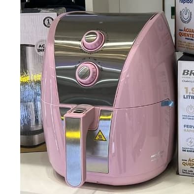 Fritadeira elétrica Britânia Airfry BFR40RS cor rosa, 1500W, 5L, 220V, loja