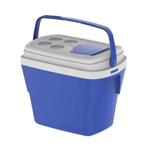 Caixa Térmica Tropical 28 Litros Com Alça Soprano Lazer Ferias Acampamento Bebidas Gelo 42 Latas Cerveja Gelada