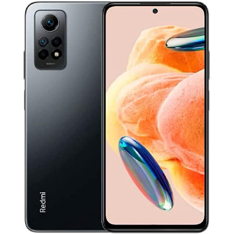 Xiaomi Redmi Note 11 Pro 128GB Preto, câmera quádrupla, flash LED, tela com imagem de sorvete, texto Redmi