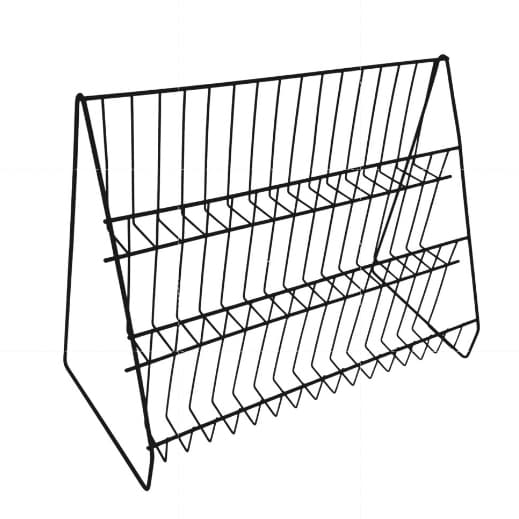 Display Expositor Para Livros E Revistas De Balcão C/ 1 Un - PRETO