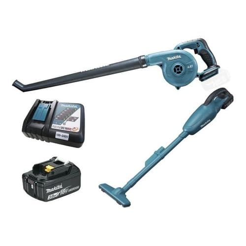 Aspirador e soprador elétrico Makita DUB186Z com bateria e carregador
