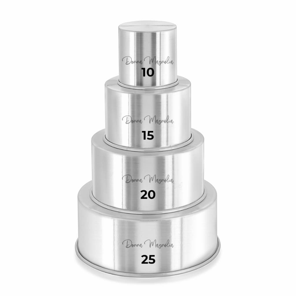 JOGO Forma Assadeira Bolo REDONDA ALTA Aluminio - Escolha o tamanho - V5CR