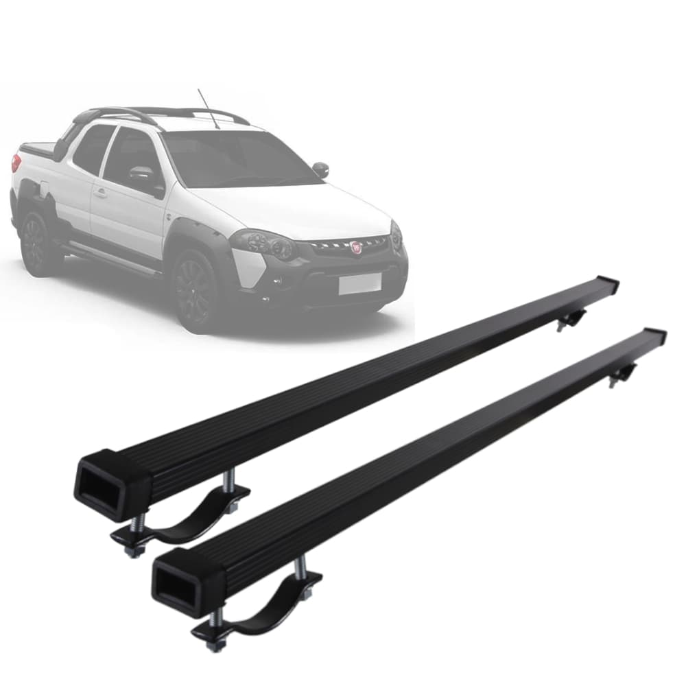 Rack De Teto Travessa Aço Fiat Strada Locker 2009 À 2013  Steel Racks
