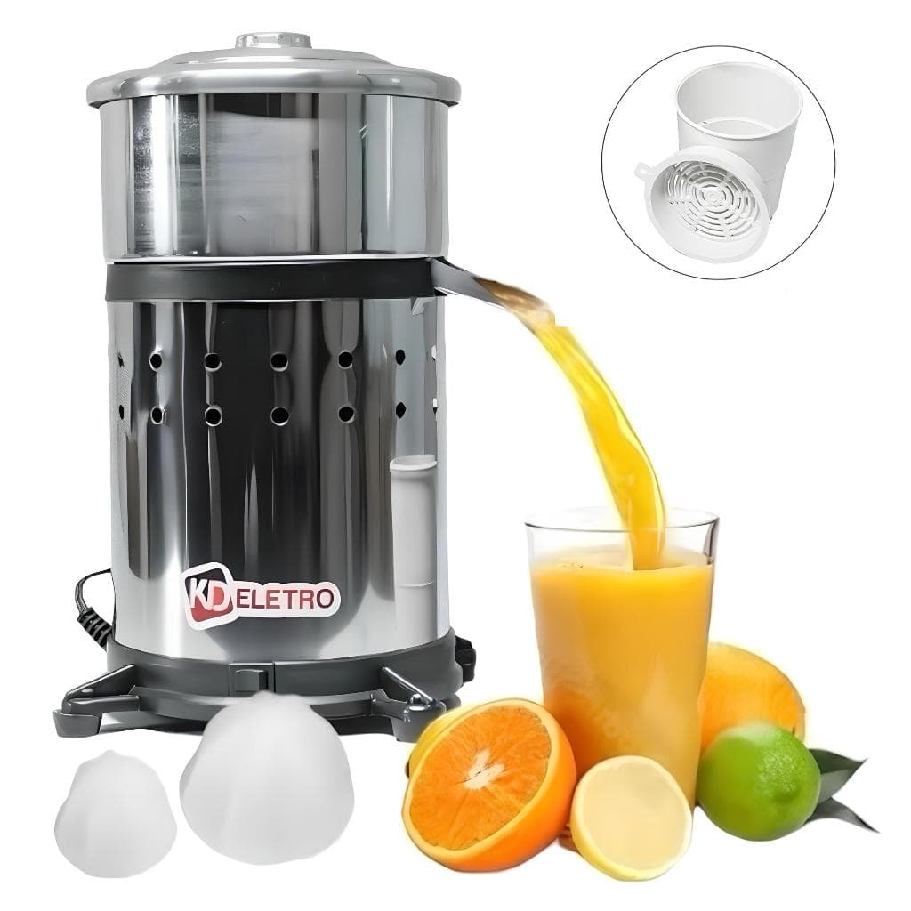 Espremedor Industrial Extrator Suco Laranja Inox 500w Csfq