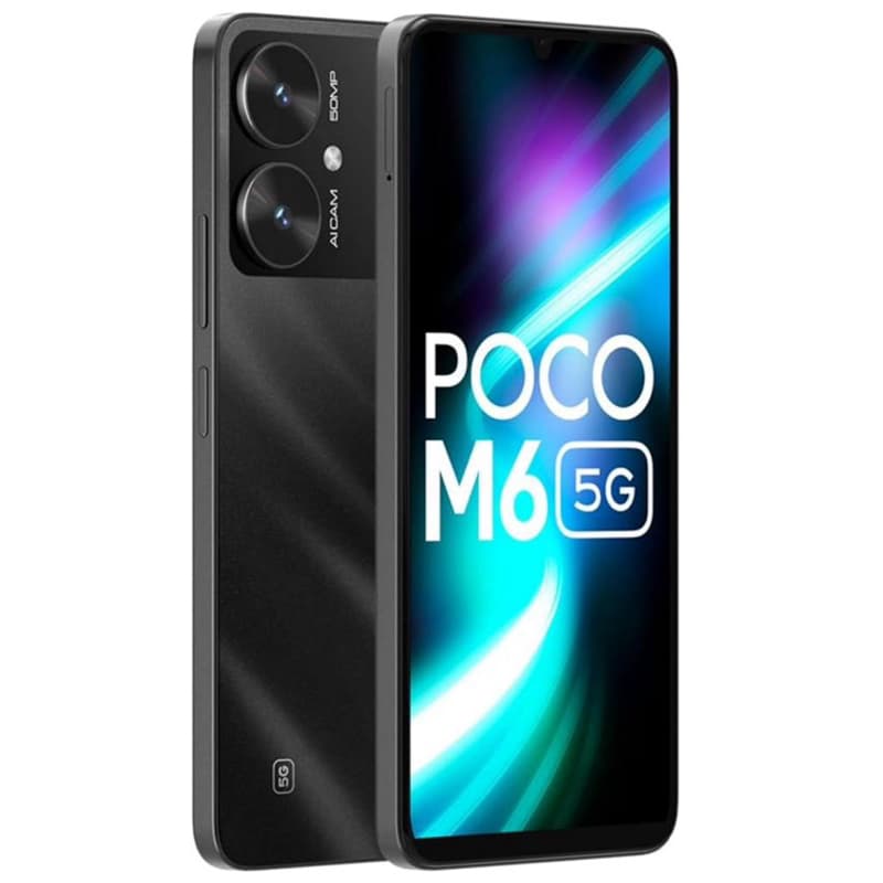 Smartphone Poco M6 Preto 5G 128GB Original 6GB RAM Envio Rapido Comprou-Chegou