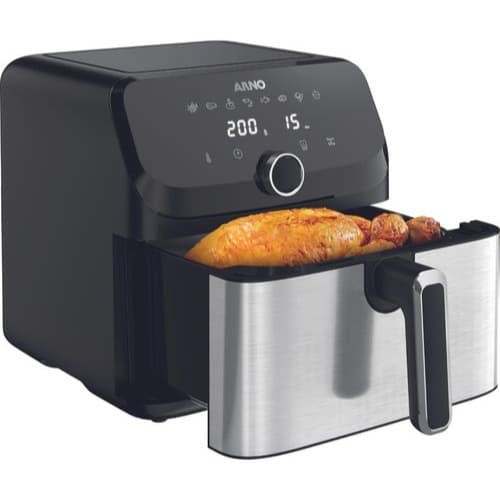 Fritadeira Digital Sem Óleo Arno Gigante 7,5l com Frango