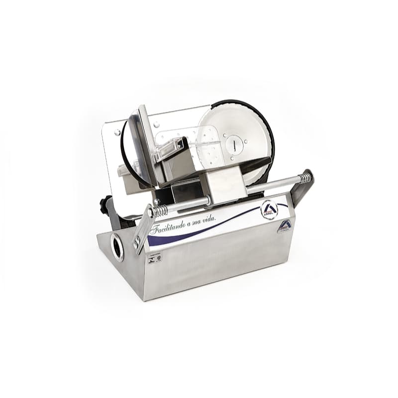 Cortador de frios semi-automático em aço inoxidável 170mm Arbel