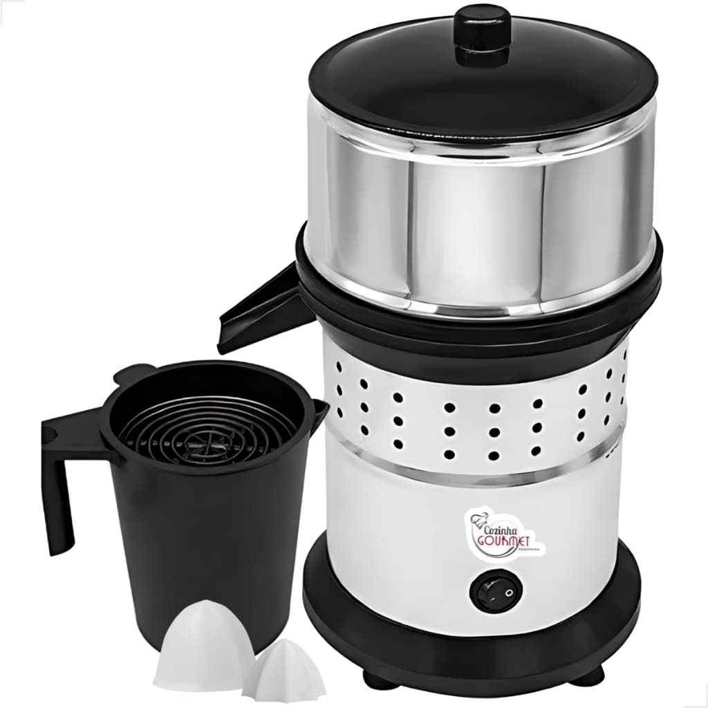 Espremedor Extrator Industrial Sucos Laranja Limão Frutas Inox Copo espremedor de laranja eletrico elétrico