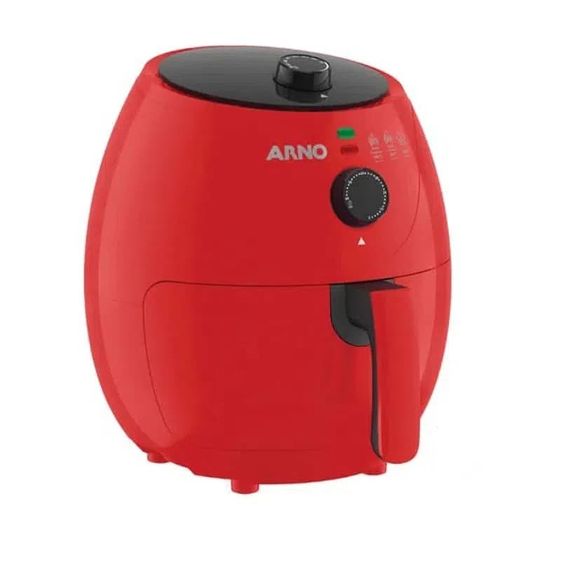 Fritadeira Arno Easy Fry Vermelha 127v 3,2 Litros - Arno Air Fryer em fundo branco
