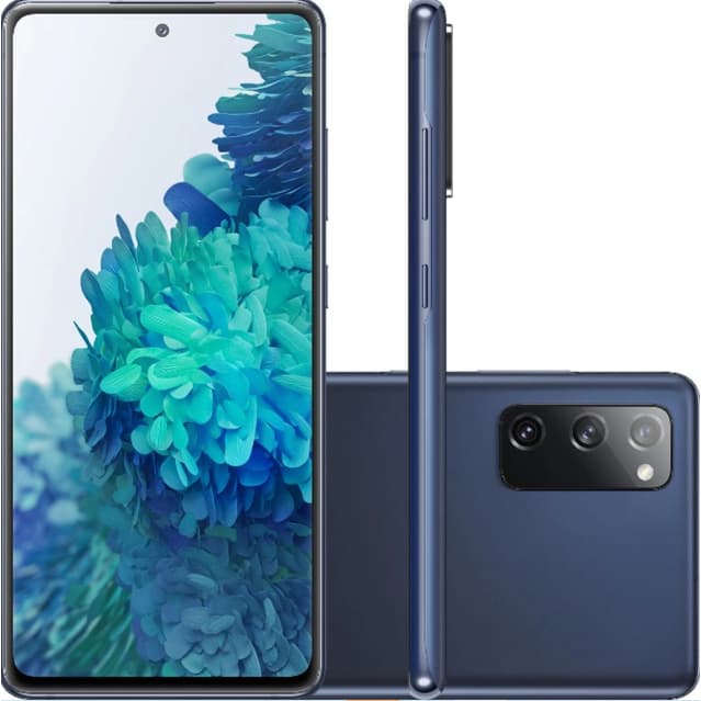 Smartphone Samsung Galaxy S20 FE 128GB 4G, tela 6.5 polegadas, câmera tripla, azul escuro