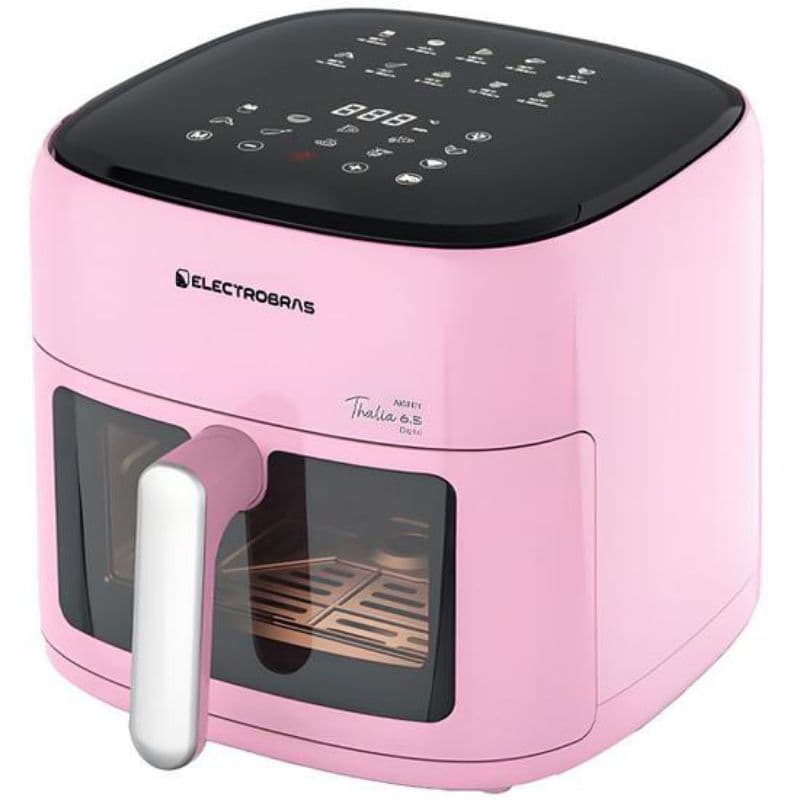 Fritadeira Elétrica Rosa Electrobras Thalia 6.5L com Display Digital