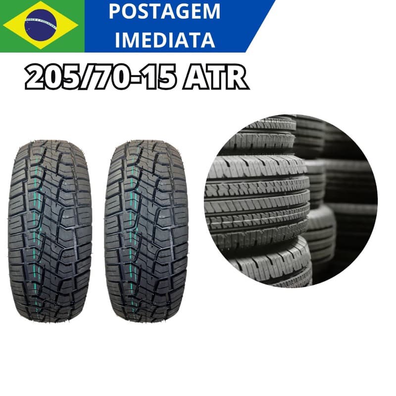 Pneus ATR Scorpion Aro 15 205/65 e 205/70 R15 Off Road com garantia
