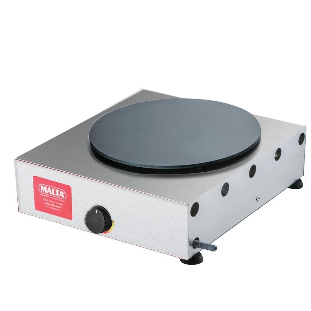 Chapa A Gás Para Panqueca Crepe Francês Redonda Profissional - Malta