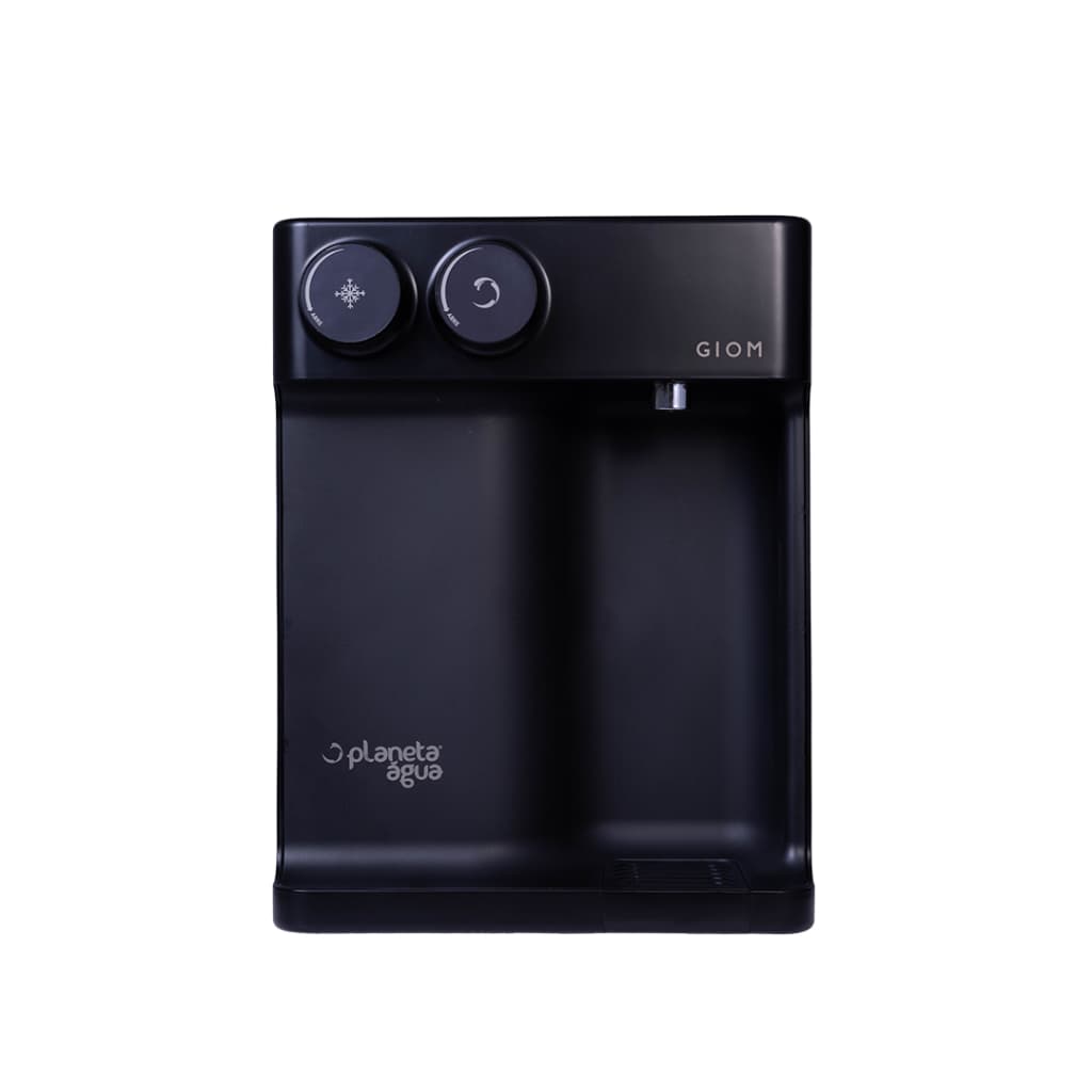 Filtro Purificador Água Alcalina Gelada e Natural Giom Original Planeta Água 127 Preto