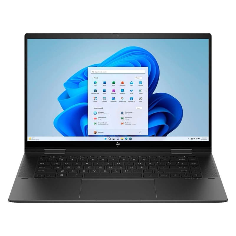 Notebook HP Envy X360 15-FH0013DX 15.6" AMD Ryzen 5 7530U 256GB SSD 8GB RAM - Preto NOVO LACRADO