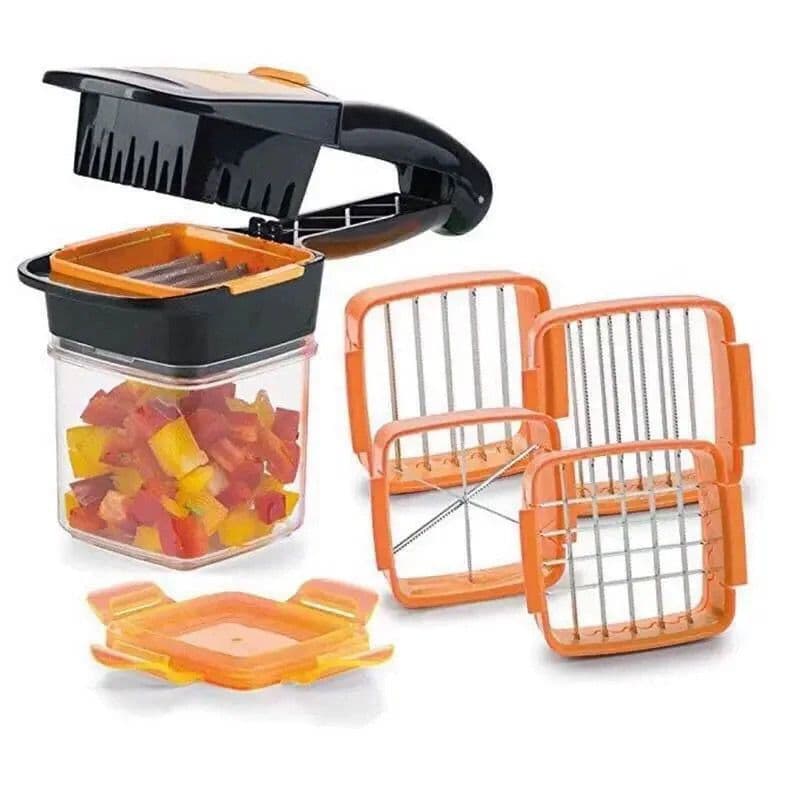 Cortador fatiador  De Legumes ovos, frutas  5 Em 1 Cortador em Cubos Cozinha-kehome
