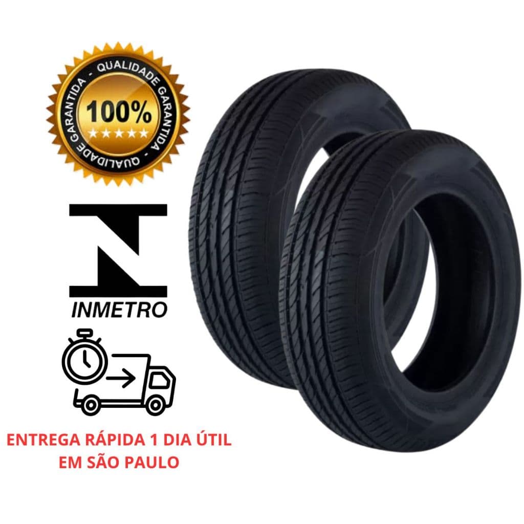 Kit Pneu Aro 15 - 175/65 R15 Remold Linha Premium Garantia Com Selo do Inmetro Pneu