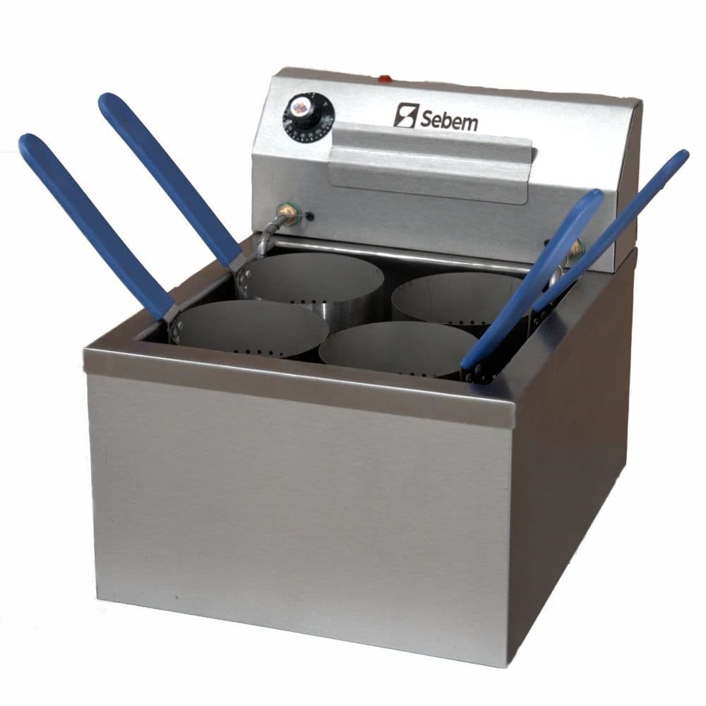 Maquina de Cozinhar Espagueteira Cozedor Cozedora Elétrico de Massas Macarrão Legumes 4 Cestos Sebem
