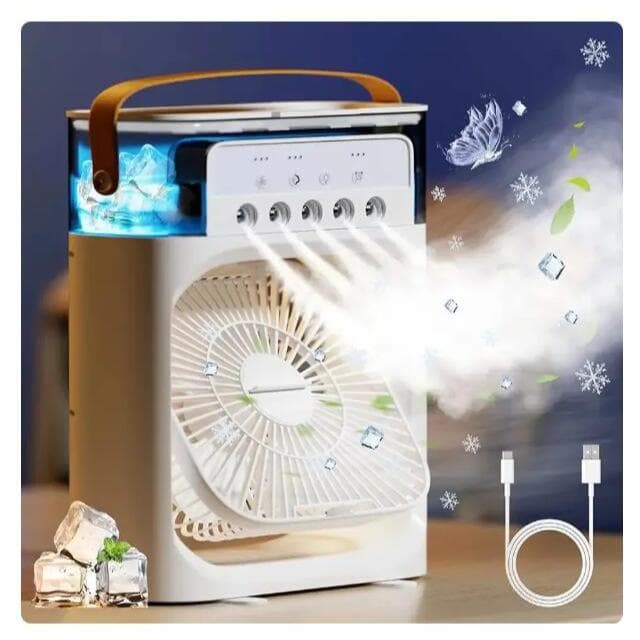 Mini Refrigerador De Ar Ventilador Umidificador Climatizador