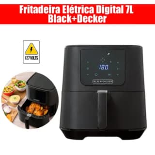 Fritadeira Elétrica Black+Decker 7 Litros Digital - Preto