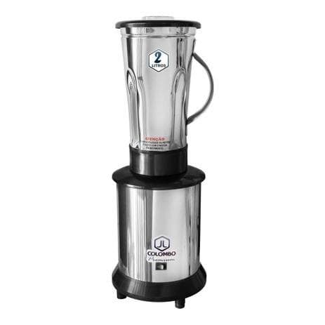 Liquidificador Industrial 2 Litros Baixa Rotação Massas Açai Bolo Inox Bivolt  3.500 Rpm