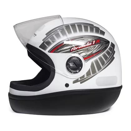 Capacete Masculino San Marino Branco Modelo Fechado Grafic Capacete Branco Capacete Branco Masculino