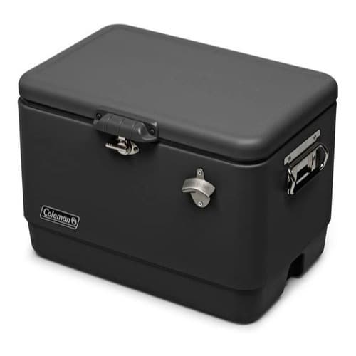 Caixa Térmica Reunion™ 54QT 51L Aço Inoxidável All Black Coleman