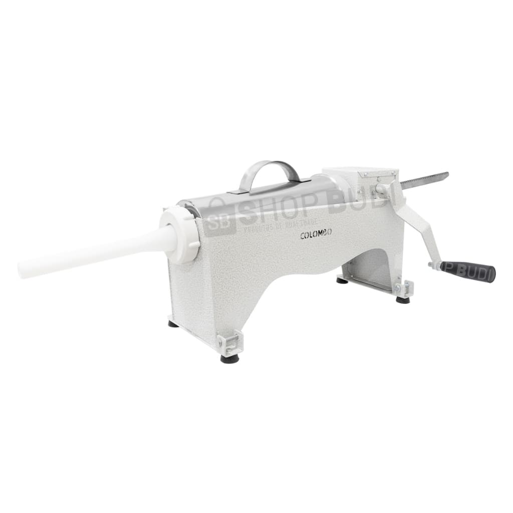 Ensacadeira Máquina Canhão Manual de Linguiça Salame 2 Litros Cilindro Inox