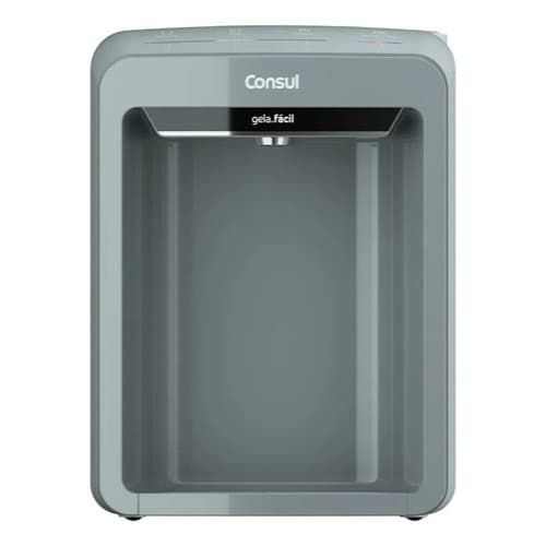 Purificador de Água Consul Eletrônico Touch CPB33ANV Erva Doce Bivolt, cinza, gela fácil, frontal