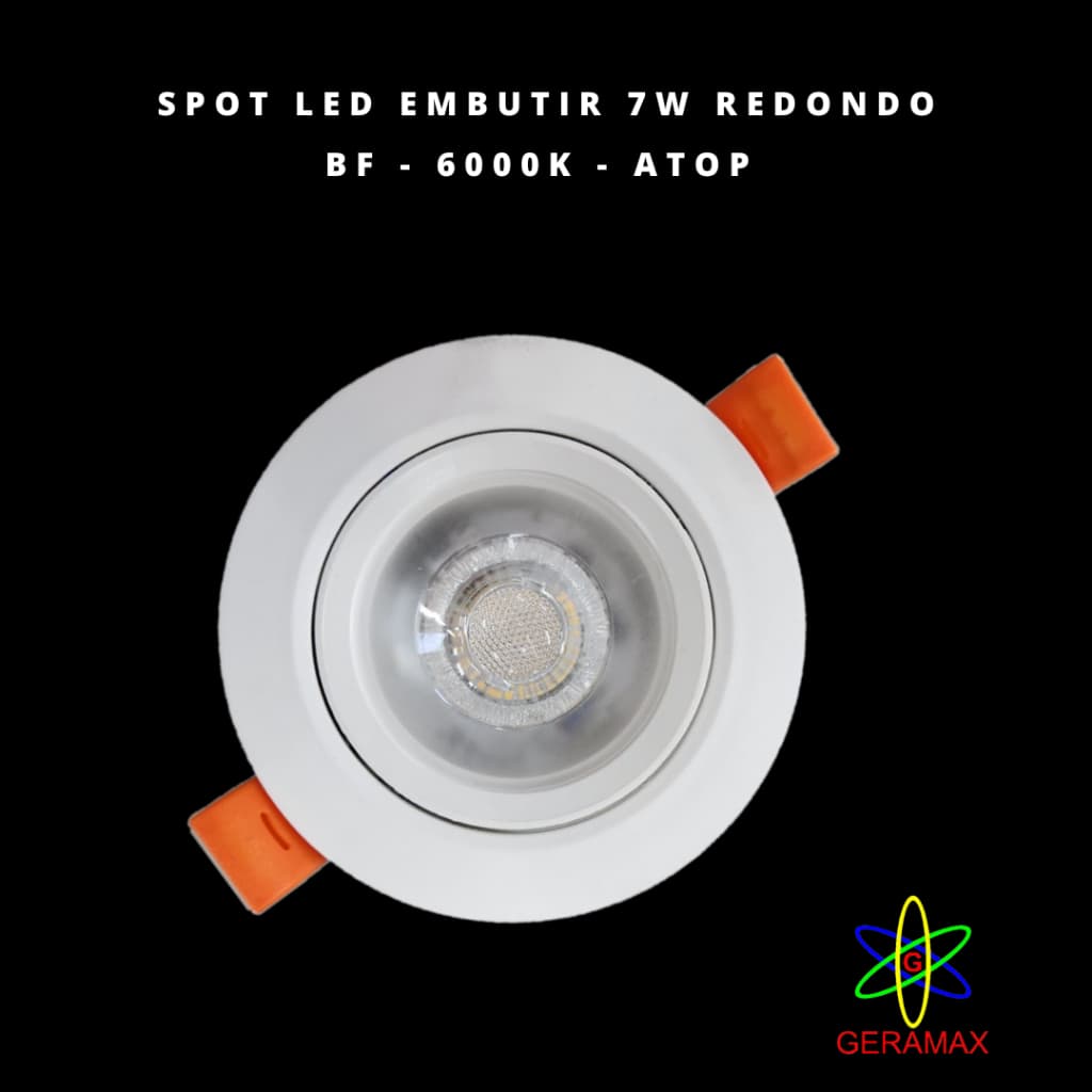 spot led embutir redondo 7 WATTS  E spot led embutir quadrado BRANCO FRIO E BRANCO QUENTE
