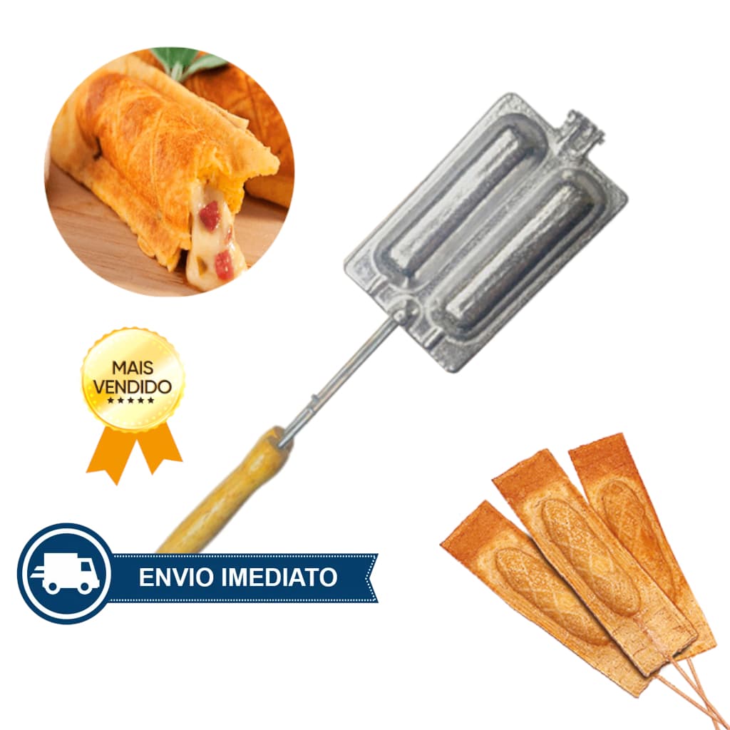 Forma Crepe Fogao Crepeira  Aluminio Resistente Crepe Suiço