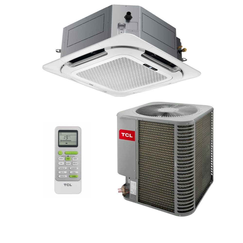 Ar Condicionado Inverter TCL Cassete 24000 Btus Quente/Frio 220v R-32 com controle remoto