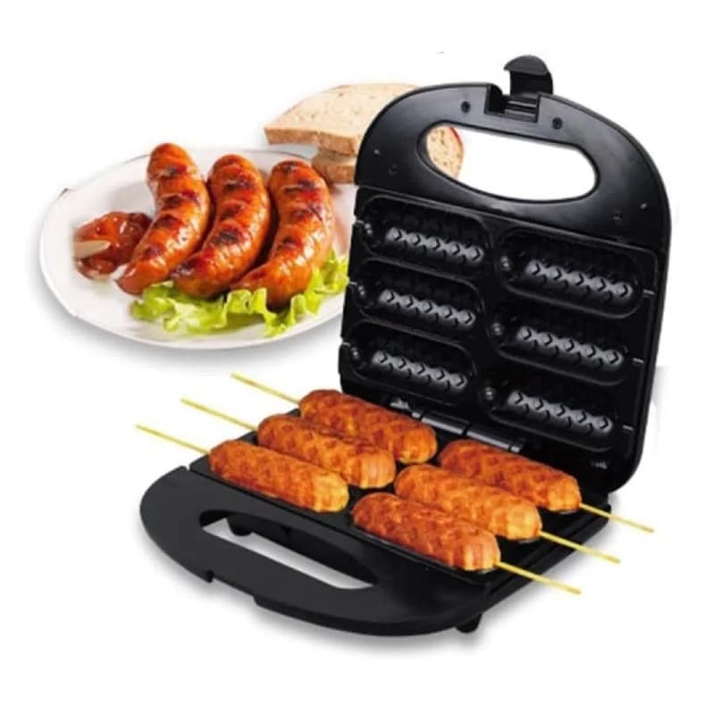 220V/110V Máquina de Crepe Crepeira Elétrica Antiaderente Hot Dog Queijo Coalho Espetinho No Palito