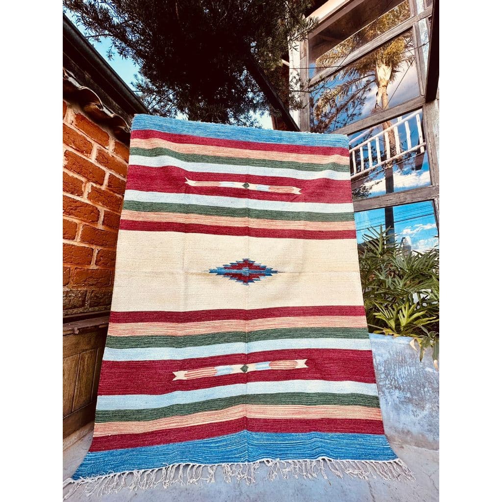 Tapete Kilim Turco com Estampado Colorido 2,00x3,00m