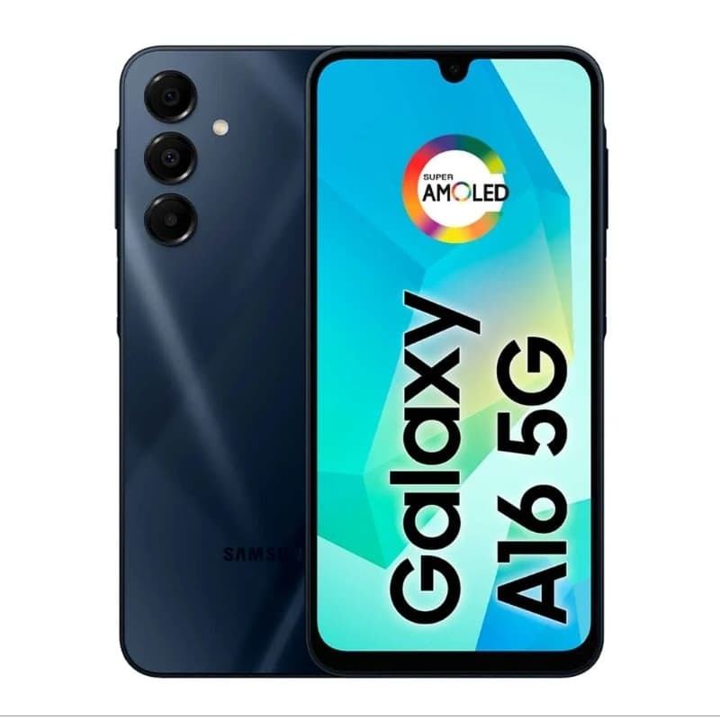 Smartphone Samsung Galaxy A16 5G 128GB com tela AMOLED e câmeras traseiras